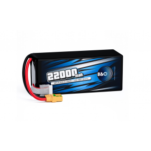 Аккумулятор Semi-Solid (Li-Po) B&C 22000 MAH 29.6V (8s) 10C, XT90S, Soft case B&C-22000-8S-10-S-XT90S