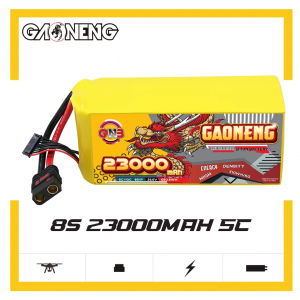 Аккумулятор GAONENG GNB 23000mah 8S 29.6V 5C QS8 Semi Solid State Li-ion Battery 310WH/kg GNB230008S5SS-XT90S