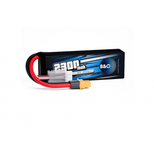 Аккумулятор Li-po B&C 2300 MAH 11.1v (3s) 80C, XT60, Soft case B&C-2300-3S-80-S-XT60