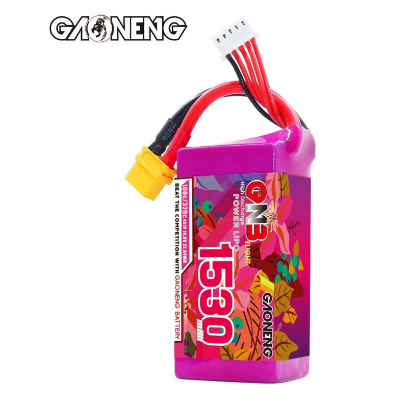 Аккумулятор Li-po Gaoneng GNB 1530mah 4S1P 14.8V 160C GNB15304S160A-XT60