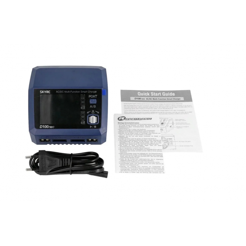 Двухпортовое зарядное устройство SkyRC D100neo 100/200 Вт