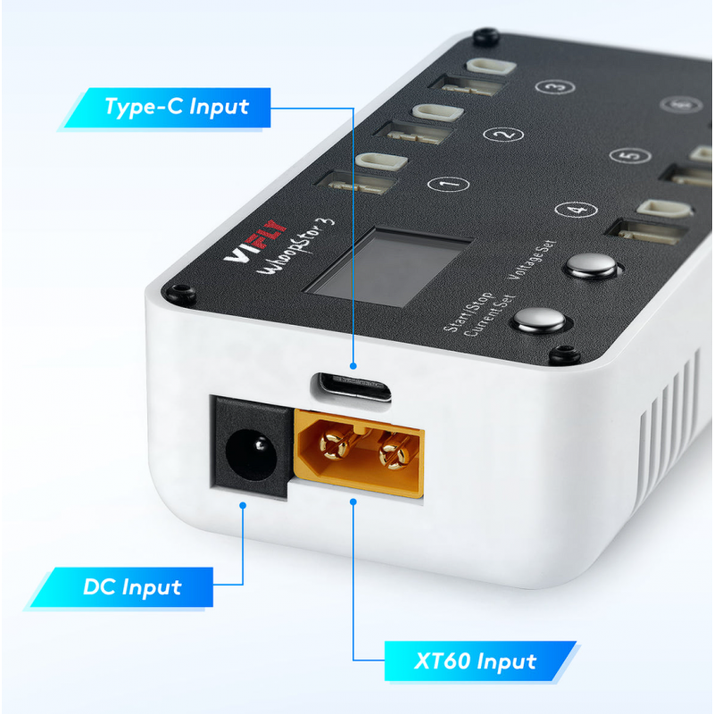 VIFLY WhoopStor 3 зарядное устройство для 1S LiPo/LiHV