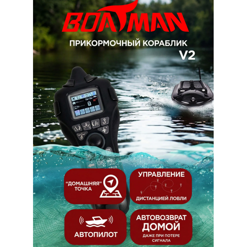 Прикормочный кораблик Boatman Actor Plus 2 Pro ACT-PL-V2-PR