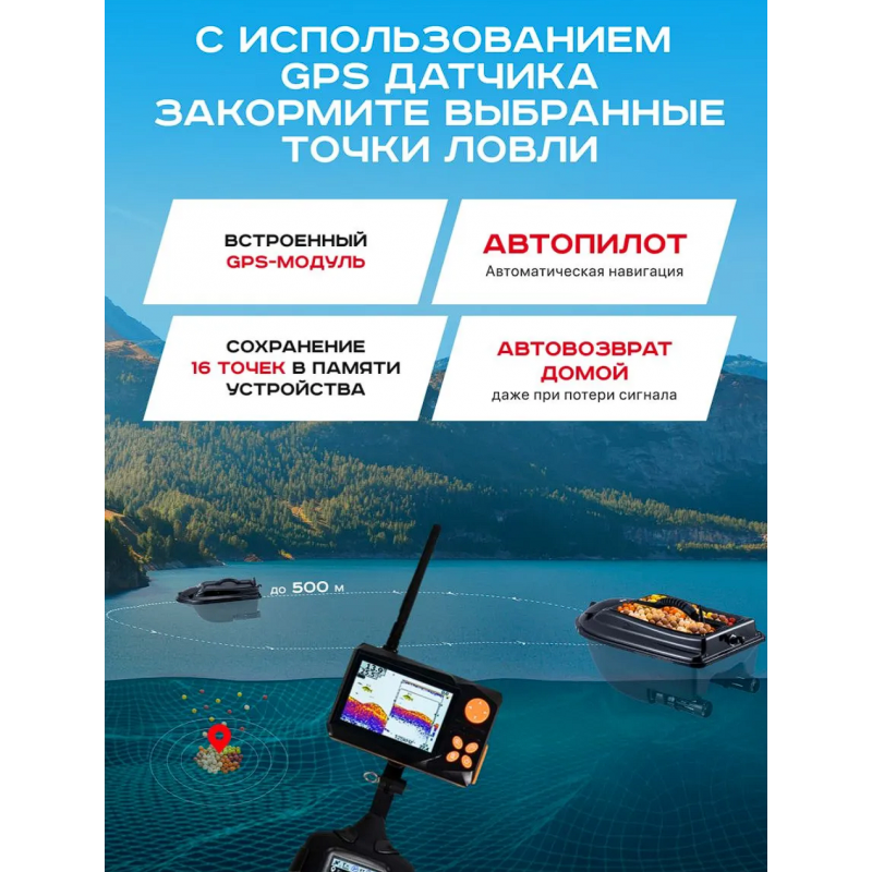 Прикормочный кораблик Boatman Actor Plus 2 Pro ACT-PL-V2-PR