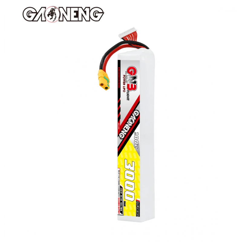 Аккумулятор LiPo GAONENG GNB 3000mAh 12S1P 44.4V 100C 280х50х33mm XT90S GNB300012S100AL-XT90S