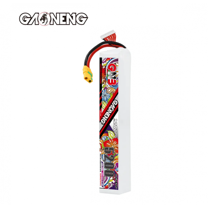 Аккумулятор LiPo GAONENG GNB 5200mAh 12S1P 45.6V 120C 280х50х56mm XT90S GNB520012S120AHVL-XT90S