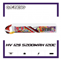 Аккумулятор LiPo GAONENG GNB 5200mAh 12S1P 45.6V 120C 280х50х56mm XT90S GNB520012S120AHVL-XT90S
