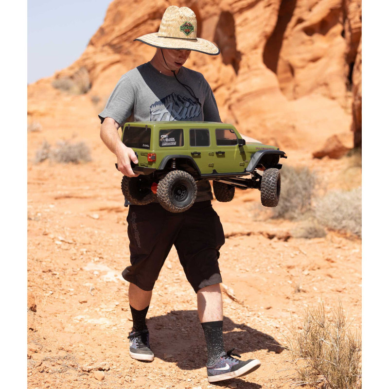 Радиоуправляемый краулер Axial SCX6 Jeep JLU Wrangler 1/6 4WD Brushless RTR Green