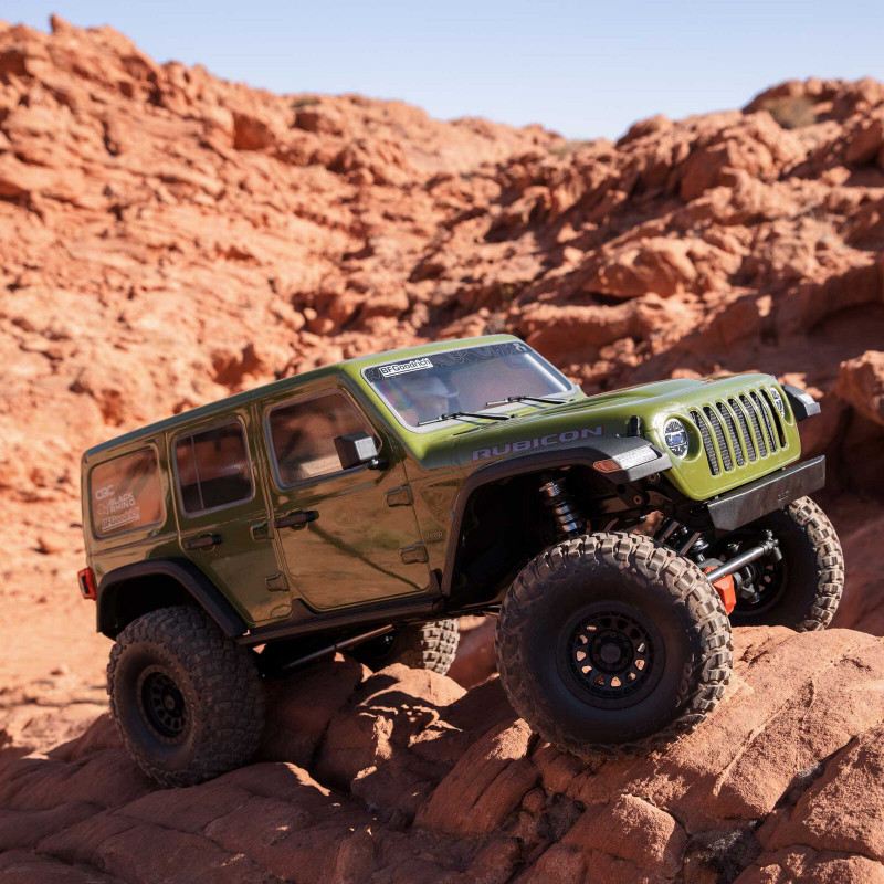 Радиоуправляемый краулер Axial SCX6 Jeep JLU Wrangler 1/6 4WD Brushless RTR Green