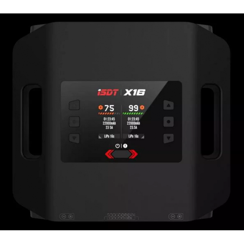 Двухканальное зарядное устройство ISDT X16 2200Вт для LiFe/LiPo/LiHV/ULiHV 2–16S ISDT-X16