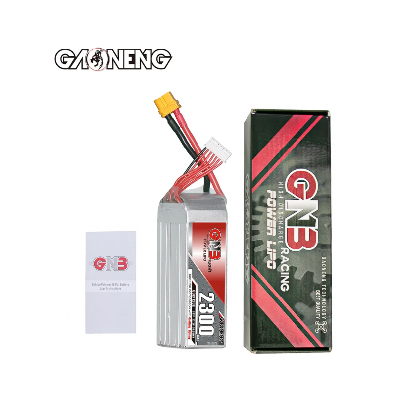 Аккумулятор LiPo GAONENG GNB 2300mAh 6S1P 22.2V 60C XT60 GNB23006S60A-XT60