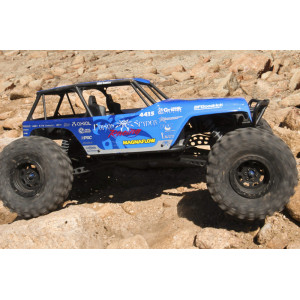 Радиоуправляемый краулер Axial Jeep Wrangler Wraith-Poison Spyder Rock Racer 4WD RTR масштаб 1:10 2.4G - AX90031