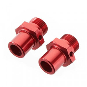 Хекса колесная алюм 24.6мм (красная) (2шт) - Артикул: AR310592