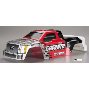 Корпус ARRMA Granite "Hardcore" (красный) - Артикул: AR402023