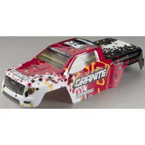 Корпус ARRMA Granite 2013 "Pixel" (красный) - Артикул: AR402039