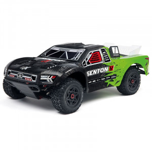 Корпус ARRMA Senton 6S BLX (черно-зеленый) - Артикул: AR402167