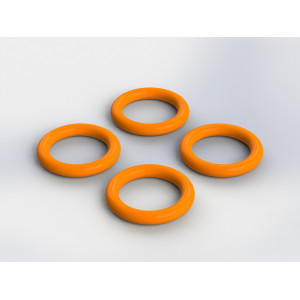 Резиновые кольца 7х1.5мм (4шт) - Артикул: AR716014