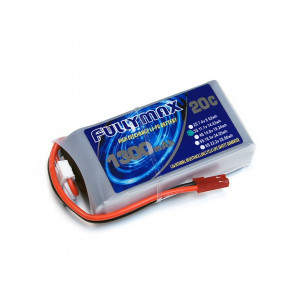 Аккумулятор LiPo Fullymax 11.1V 1300мАч 20C Артикул - FB1300XL-3S