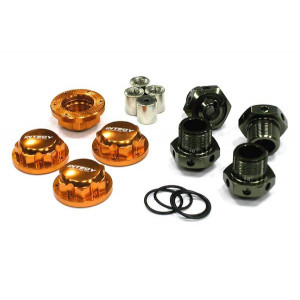 24mm Hex Wheel (4) Hub +6mm Offset for Traxxas T-Maxx & Revo - Артикул: C23339ORANGE