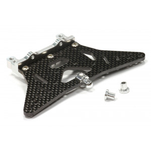 Бабочка из графита+алюминий для Traxxas Rustler - Артикул: T8067SILVER