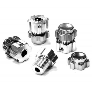 Хексы 17мм (4шт.) Выступ +3мм (серебро) для 1/10 E-Revo & Revo 3.3 - Артикул: T4133SILVER