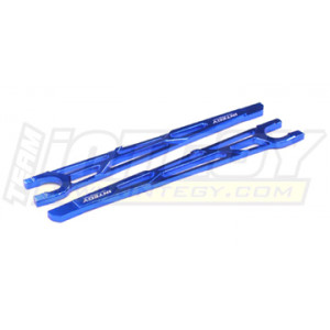 Держатель батарей (2шт)(синий) для E-Maxx (3903, 3905, 3908) - Артикул: T3022BLUE