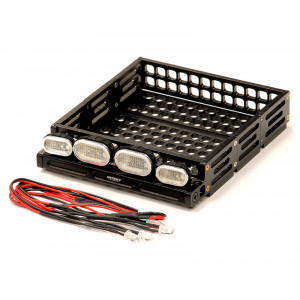 T8 Realistic 1 /1 0 Scale Metal Luggage Tray with 4 LED Adjustable Spot Light 1 25x107mm - Артикул: C24142