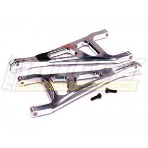 Рычаги передние нижние (серебро) для Traxxas 1/10 E-Revo и Revo 3.3, E-Revo, Summit - Артикул: T3260SILVER