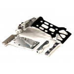 Защита днища задняя (серебро) для HPI 1/12 Savage XS Flux - Артикул: T5020SILVER