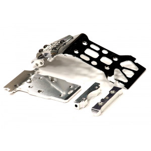 Защита днища задняя (серебро) для HPI 1/12 Savage XS Flux - Артикул: T5020SILVER