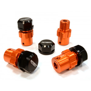 Хексы (4шт) выступ +12мм (оранж) T-Maxx, 1/10 Revo & Summit - Артикул: C25090ORANGE