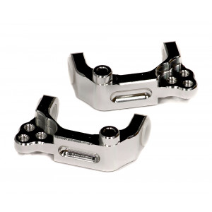 Кастер блок (серебро) для HPI E-Firestorm и Nitro Firestorm - Артикул: T6626SILVER