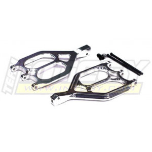 Рычаги верхние перед/зад (серебро) для Traxxas T-Maxx, E-Maxx - Артикул: T3019SILVER