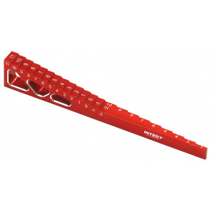 Линейка для выставления дропов и высоты модели масштабом 1/10 - Артикул: C24817RED