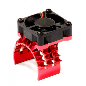 Радиатор с куллером (красный) Traxxas 1/10 Stampede 4X4 & Slash 4X4 - Артикул: T8635RED