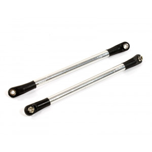 Тяги с наконечниками (серебристые) 115-118мм для SCX-10 и краулеров - Артикул: C25252SILVER