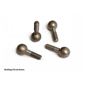 Pivot balls, hard-anodized 7075-T6 aluminum (4)/ pivot ball cap bushings (4) - Артикул: TRA4933X