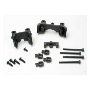 Shock mounts (front &amp rear)/ wire clip (1)/ chassis wire clips (4)/ 3x32mm CS (4)/ 3x6mm BCS (1) - Артикул: TRA5317