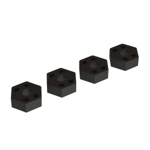 Колесные хексы ARRMA 1/10 4x4 (пластик) 14мм, 4шт - Артикул: AR310779