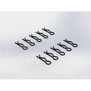 Клипсы кузова ARRMA 1/8 10шт - Артикул: AR320278