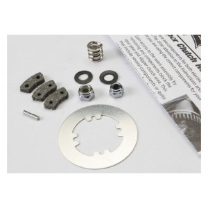 Rebuild kit, slipper clutch (steel disc/ friction pads (3)/ spring (2)/ 2x9.8mm pin/ 5x8mm MW/ 5.0mm - Артикул: TRA5352X