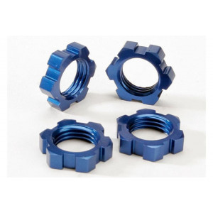 Wheel nuts, splined, 17mm (blue-anodized) (4) - Артикул: TRA5353