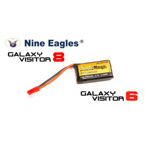 LiPo 3,7В(1S) 700mAh 30C Soft Case JST-BEC plug (for Nine Eagles Galaxy Visitor 8, Galaxy Visitor 6)
