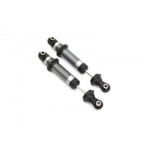 Shocks, GTS, silver aluminum (assembled with spring retainers) (2) - Артикул: TRA8260