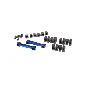 Mounts, suspension arms, aluminum (blue-anodized) (front & rear) - Артикул: TRA8334X