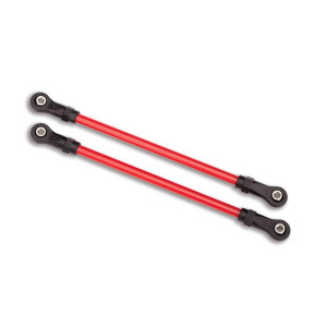 Suspension links, rear upper, red (2) (5x115mm, powder coated steel) (assembled with hollow balls) (for use with #8140R TRX-4® Long Arm Lift Kit) - Артикул: TRA8142R