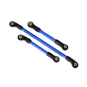 Steering link, 5x117mm (1): draglink, 5x60mm (1): panhard link, 5x63mm (blue powder coated steel) (assembled with hollow balls) (for use with #8140X TRX-4® Long Arm Lift Kit) - Артикул: TRA8146X