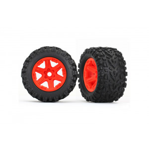 Tires & wheels, assembled, glued E-Revo 2.0 - Артикул: TRA8672A
