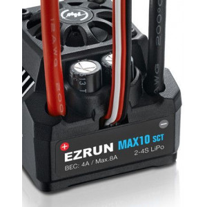 Бесколлекторный влагозащищённый регулятор EzRun MAX10 SCT для масштаба 1:10 Артикул - HW-EZRUN-MAX10-SCT