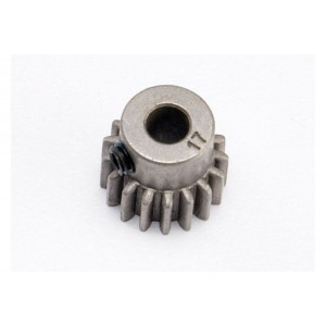 Gear, 17-T pinion (0.8 metric pitch, compatible with 32-pitch) (fits 5mm shaft)/ set screw - Артикул: TRA5643